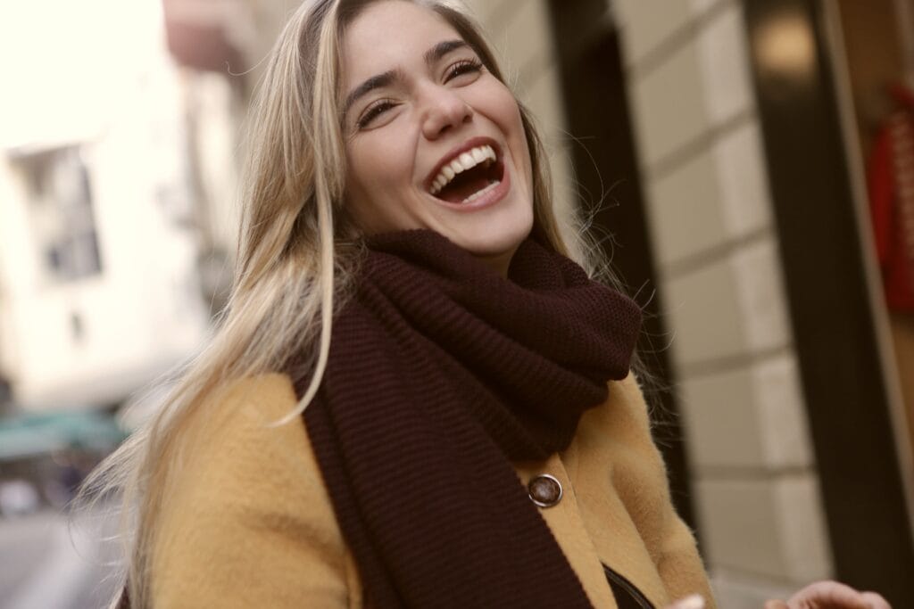 Happy woman