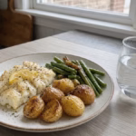 Small high-protein meals for people on GLP-1 medication, served in gentle portions