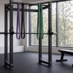 Pull-up bar with resistance band for assisted chin-ups