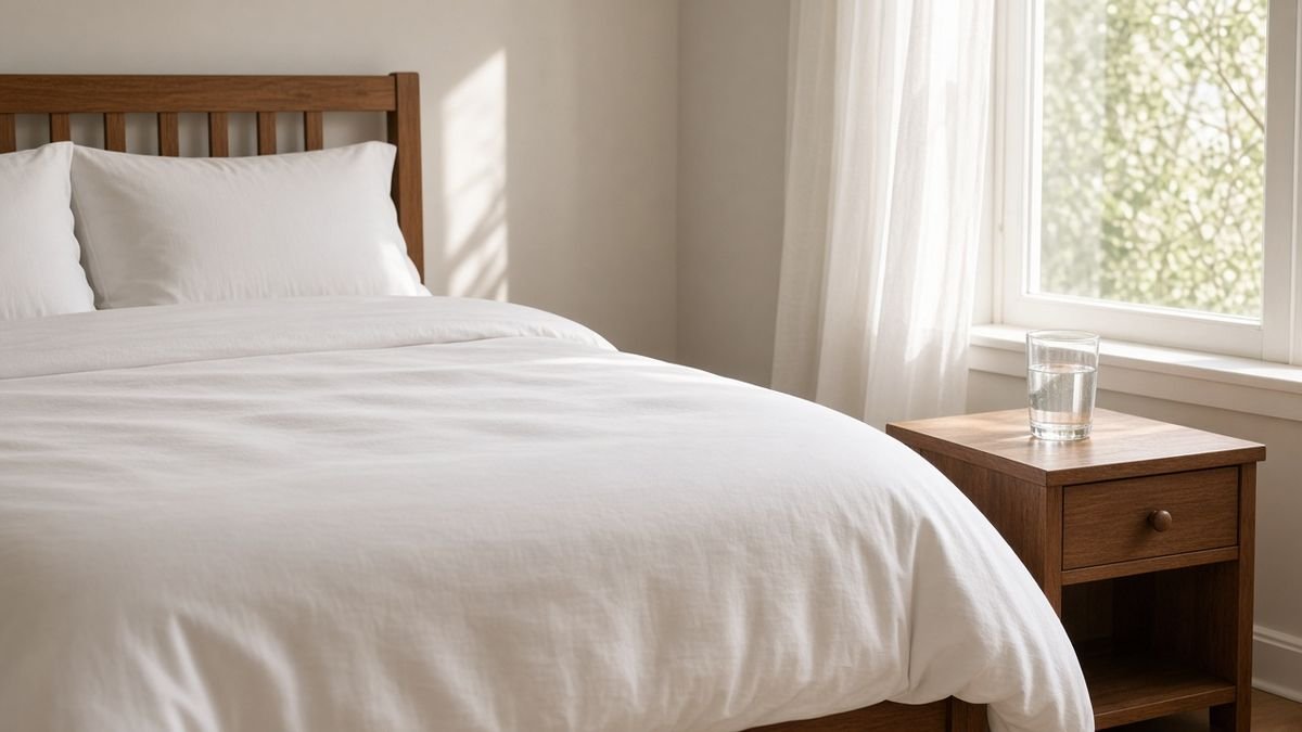 Calm bedroom for sleep, the most effective recovery method for sore muscles