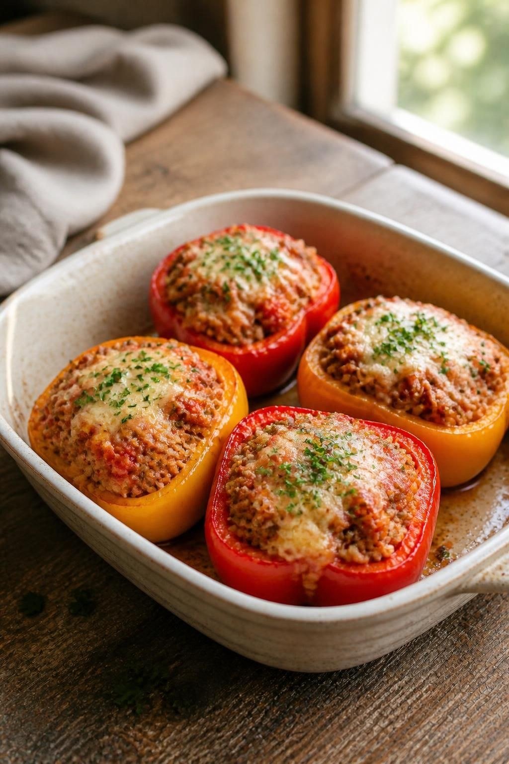 Turkey Stuffed Peppers
